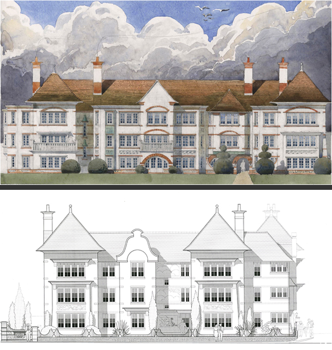 Proposed New Apartments at Summerley Court, Felpham
