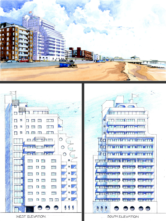 Proposed new development on Worthing Seafront